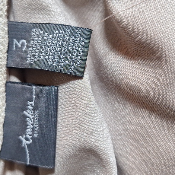 NWT chico's Taupe open jacket, travelers. Size 3 - Picture 5 of 7